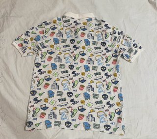 Polo infantil estampado