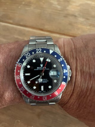 Rolex GMT Master II Reloj Acero Inoxidable.
