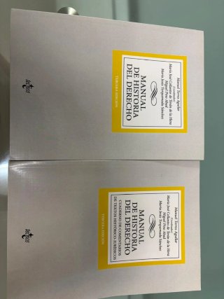 Manual de historia del derecho