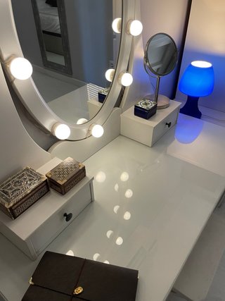 Conjunto de tocador y banco Hemnes Ikea
