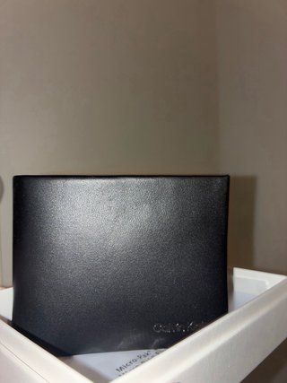 Cartera Calvin Klein Cuero Negro Nueva