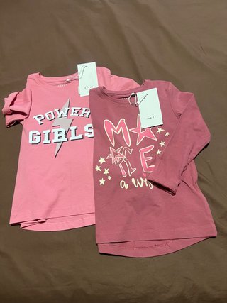 Lote 2 Camisetas Niña Talla 4