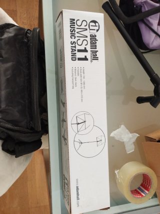 Atril plegable para música