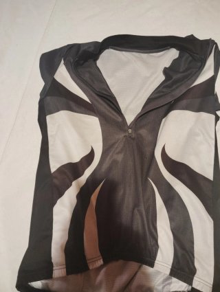 Maillot Ciclismo Negro y Blanco