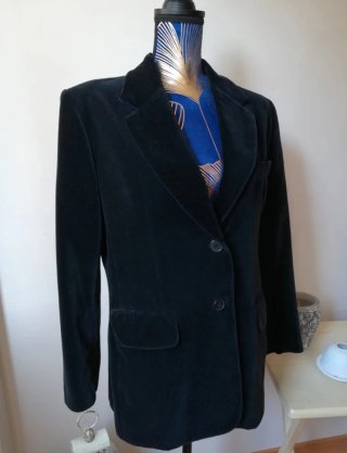 Chaqueta Terciopelo Negra