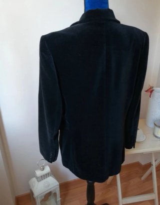 Chaqueta Terciopelo Negra