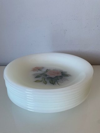 Platos hondos Arcopal rosas