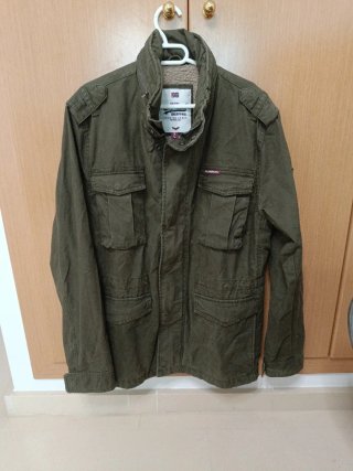Chaqueta militar Superdry verde Talla XL