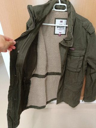 Chaqueta militar Superdry verde Talla XL
