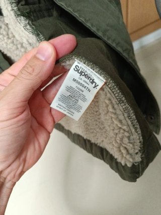 Chaqueta militar Superdry verde Talla XL