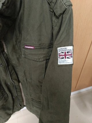 Chaqueta militar Superdry verde Talla XL
