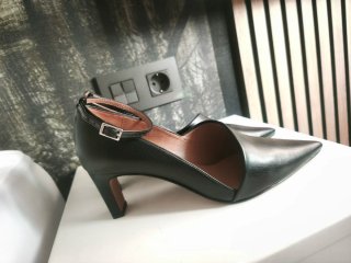 Zapatos Adolfo Domínguez Negros Tacón