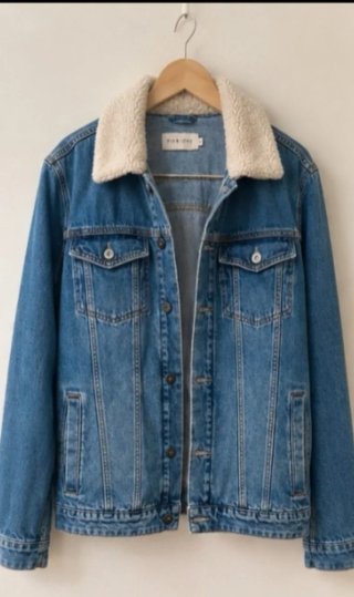 Chaqueta tejana Pier One azul