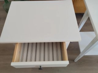 2 Mesitas de Noche Ikea Blancas