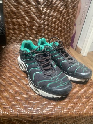 Sneakers Nike TN Air Max nere e verdi