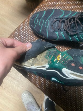 Sneakers Nike TN Air Max nere e verdi