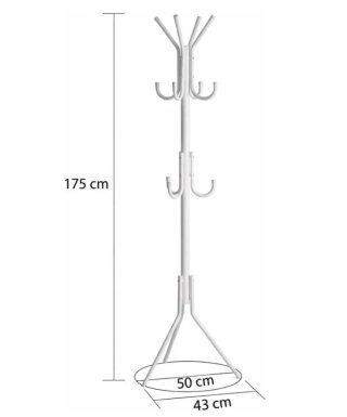 Pack 2 percheros IKEA MULIG, perchero metálico
