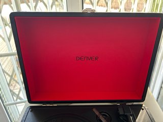 Tocadiscos Denver VPL-120BLACK Portátil USB