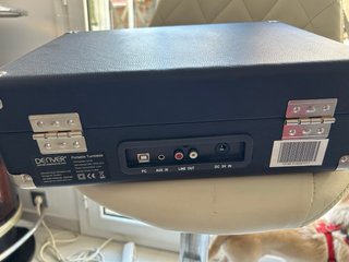 Tocadiscos Denver VPL-120BLACK Portátil USB