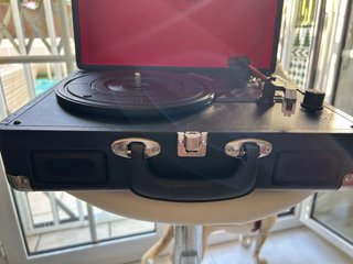 Tocadiscos Denver VPL-120BLACK Portátil USB