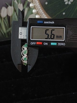 Anillo Esmeralda Natural Ajustable