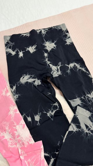 2 Leggings Deportivos Tie-Dye Talla Única