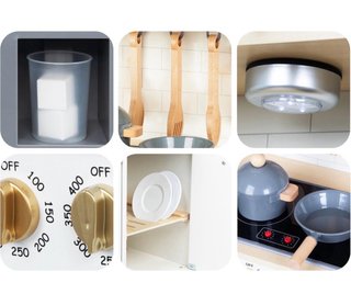 Cocinita de madera para niños