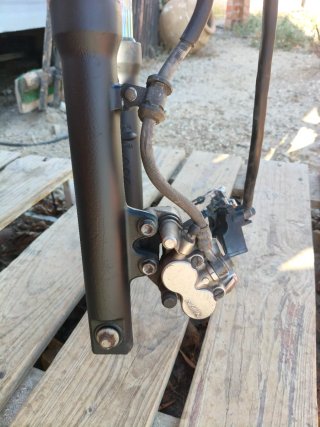 Horquilla Honda SH 125 y freno delantero