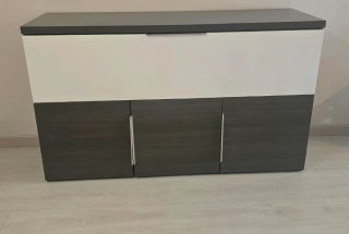 Mueble TV +Mueble bar + Mesa Extensible + 4 Silla