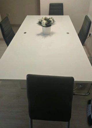 Mueble TV +Mueble bar + Mesa Extensible + 4 Silla
