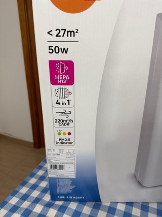 Purificador AIR ADAPT Equation <27m² 50W HEPA H13