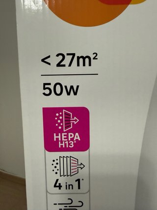 Purificador AIR ADAPT Equation <27m² 50W HEPA H13