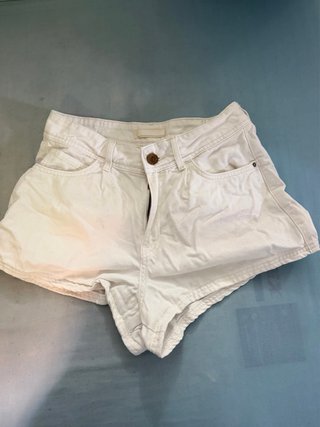 Pantalón corto blanco