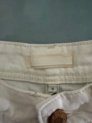 Pantalón corto blanco