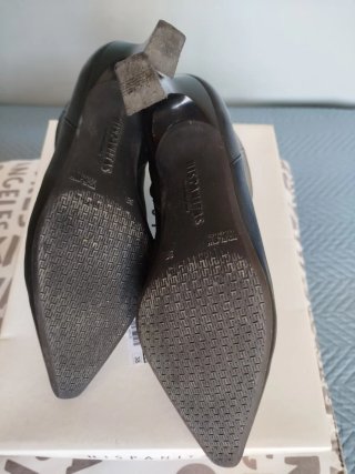 Botines Hispanitas Piel Negra Talla 38
