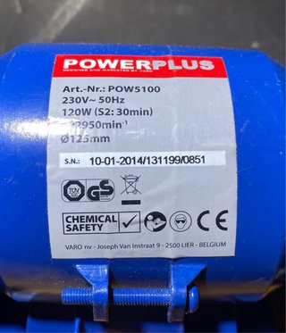 Esmeriladora PowerPlus 120W