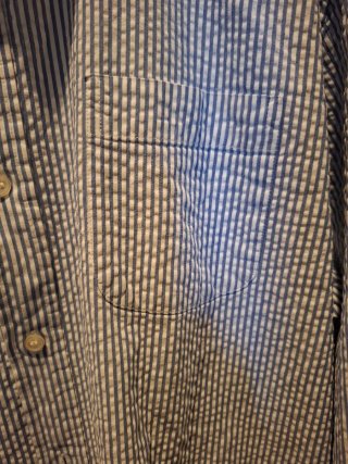 Camicia uomo Boggi cotone righe blu XL