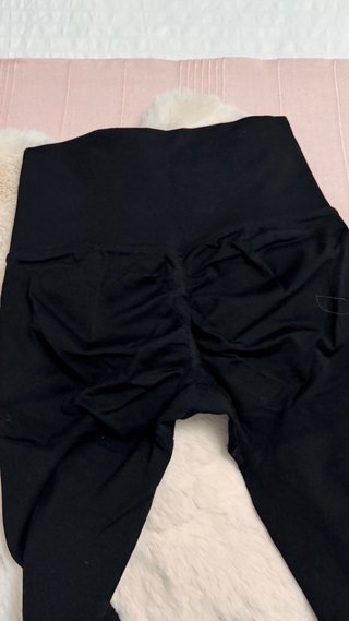 Lote 2 leggings negros y grises push up