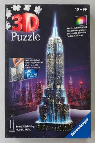 Puzzle 3D Ravensburger Empire State LED