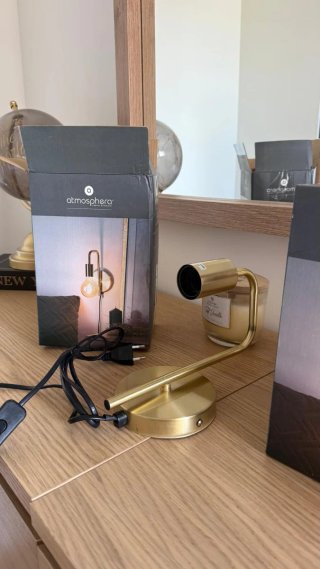 Lámpara de pared Atmosphera dorada