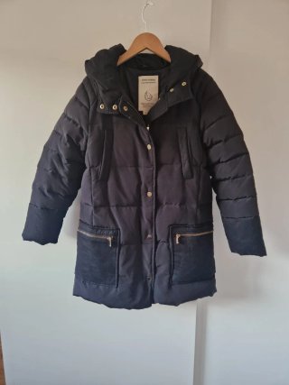 Abrigo Zara Girls Negro