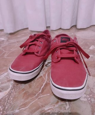 REGALO Vans rojas Skate Old School 39