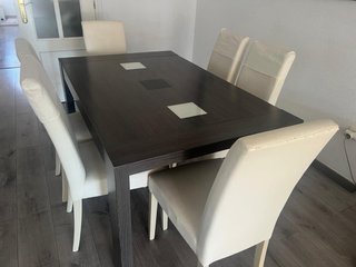 Mesa comedor y 6 sillas