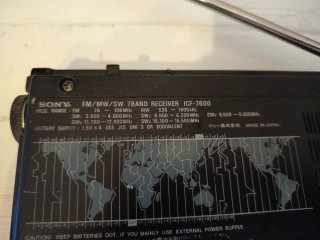 Radio Sony FM/MW/SW 7 Band