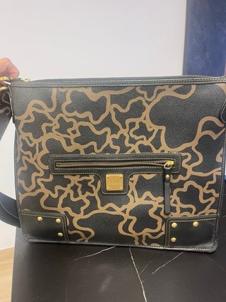 Bolso Bandolera TOUS Negro y Marrón