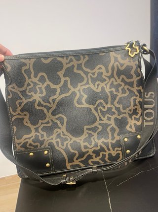 Bolso Bandolera TOUS Negro y Marrón