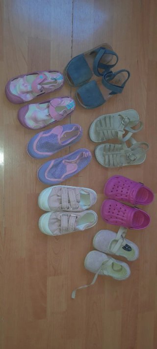 Lote zapatos niña talla 26