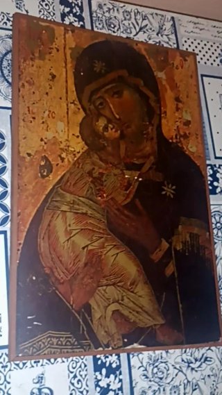 Virgen de Vladimir cuadro