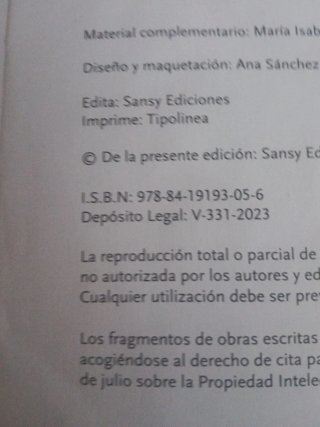 Libro de texto.