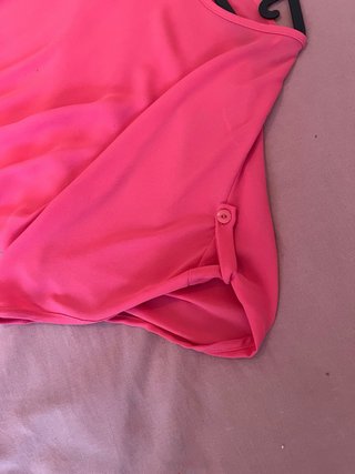 Vestido rosa  con cinturón